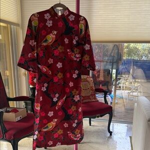 Floral Bird Print Dress